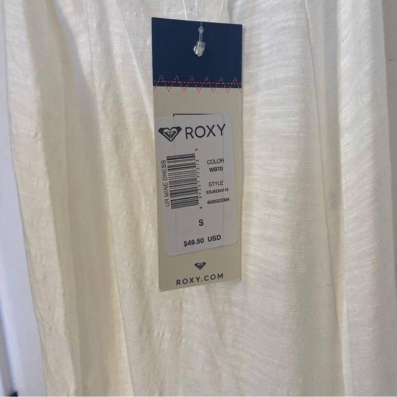 NWT! Roxy UR Mine Maxi Dress White Small Long S - Picture 10 of 10